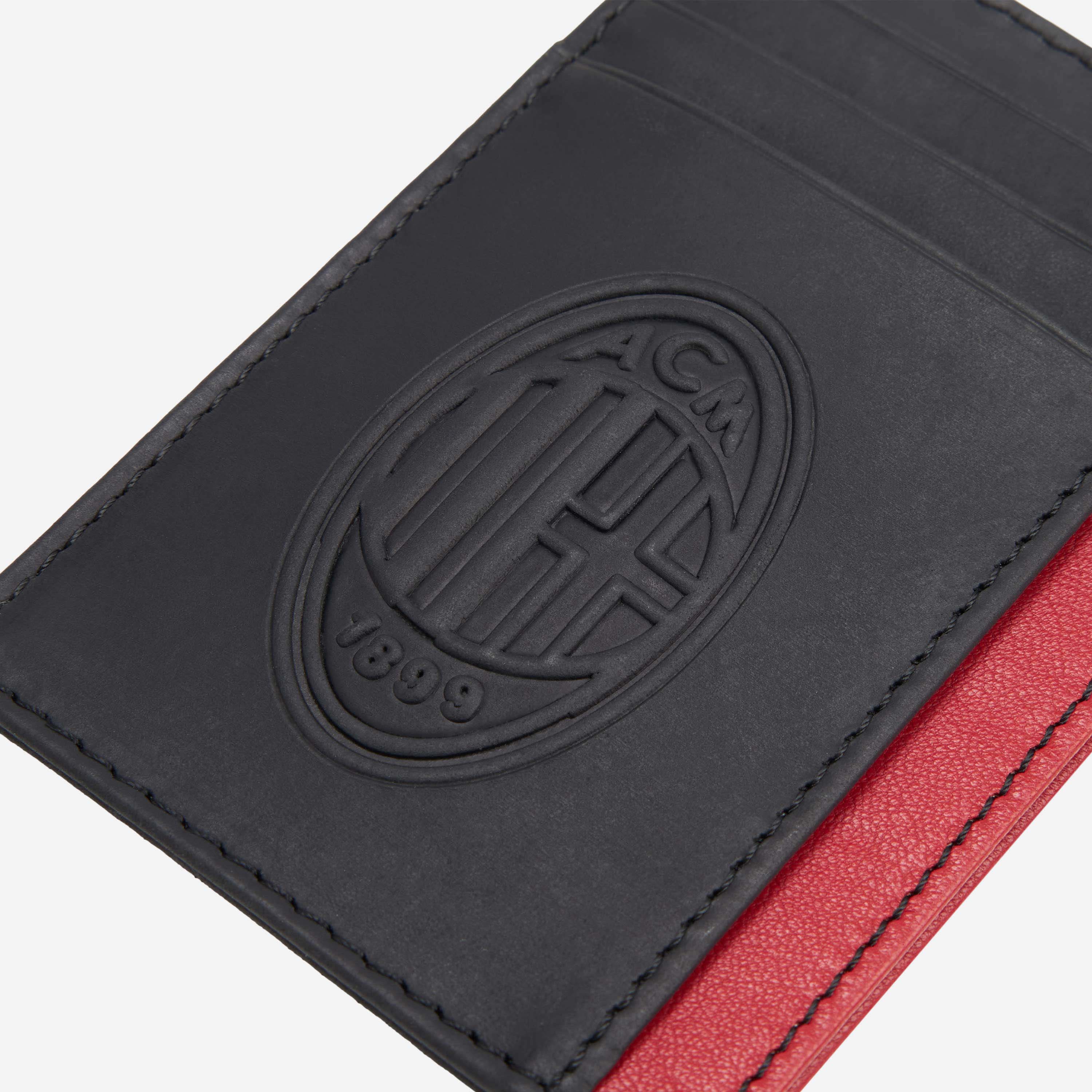 Portacarte AC Milan in pelle