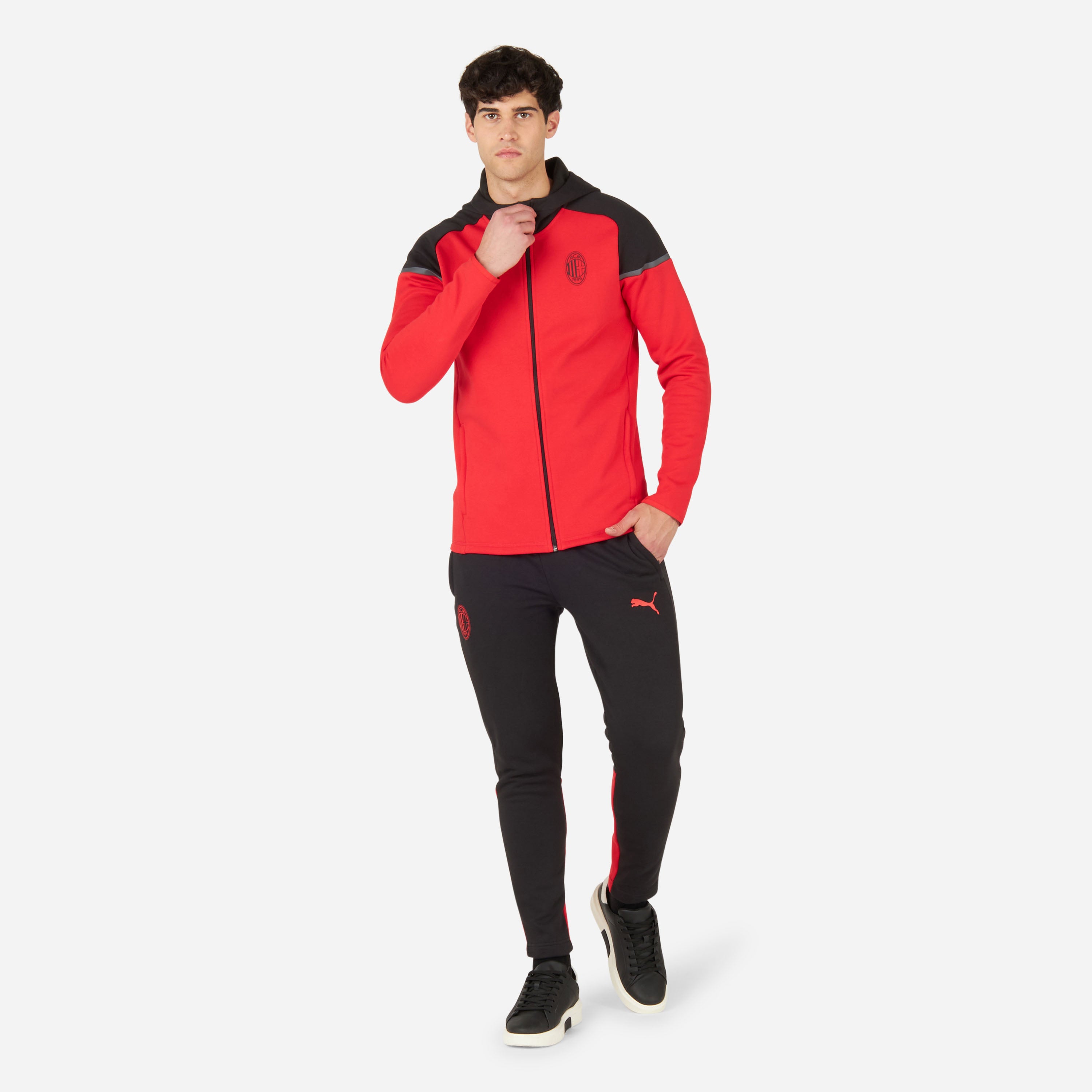 MILAN CASUALS 2023/24 JACKET WITH ZIPPER AND HOOD