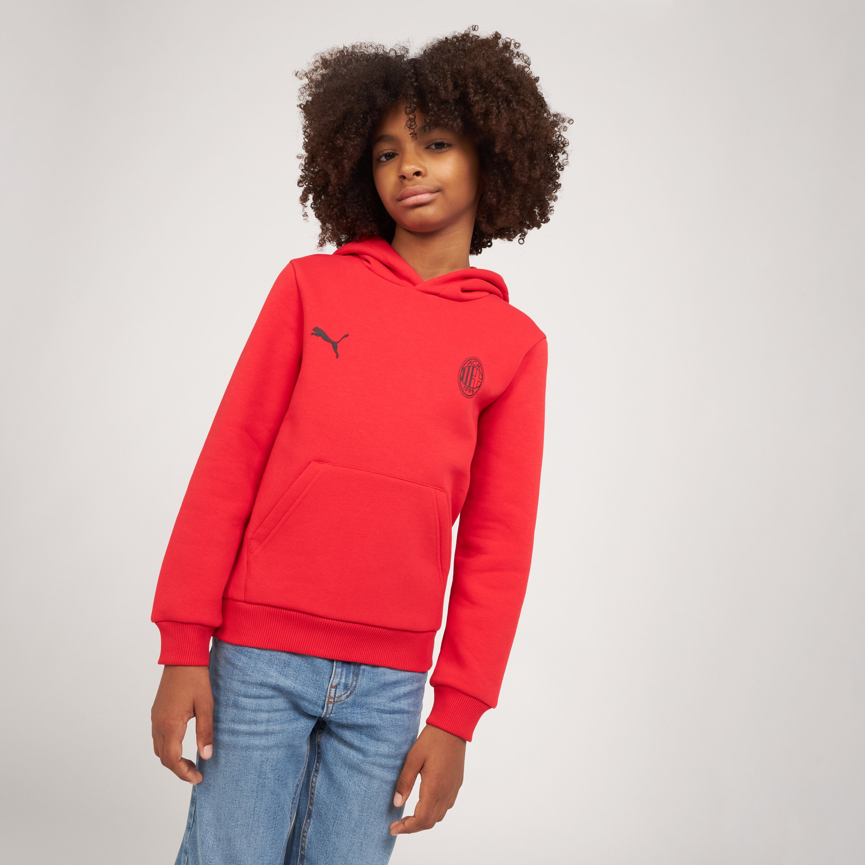 AC MILAN RED KIDS HOODIE ESSENTIAL COLLECTION