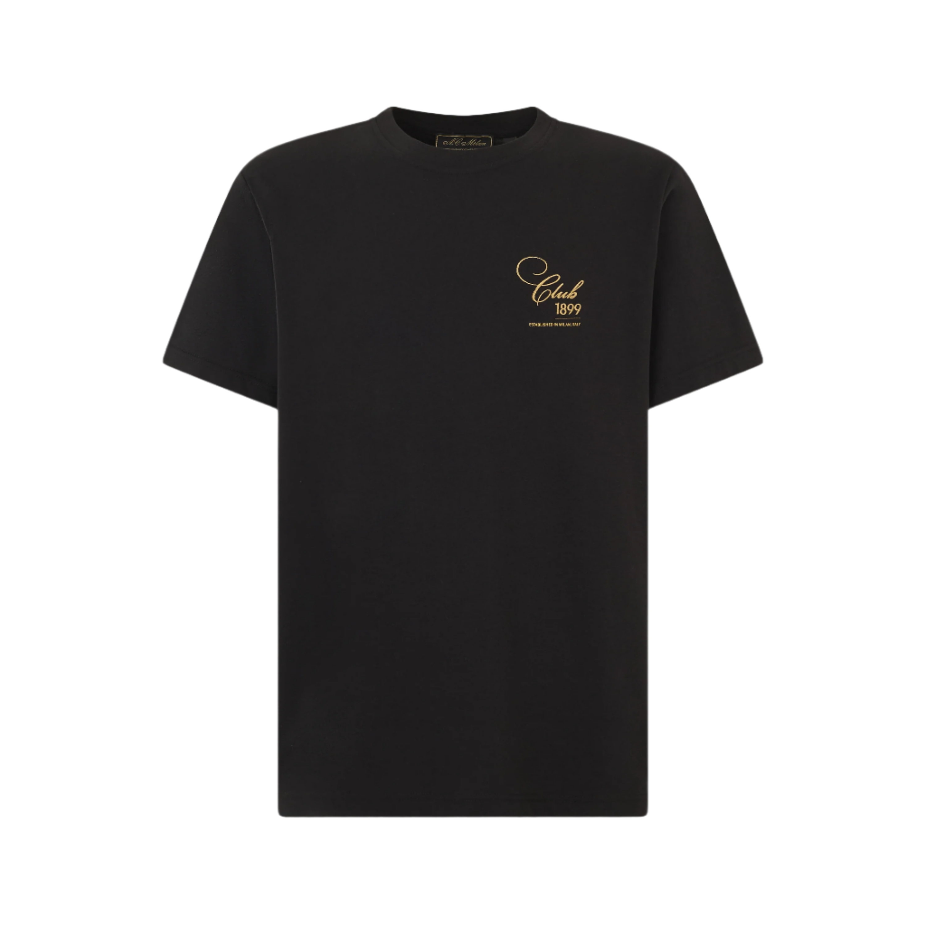AC MILAN BLACK T-SHIRT - CLUB 1899