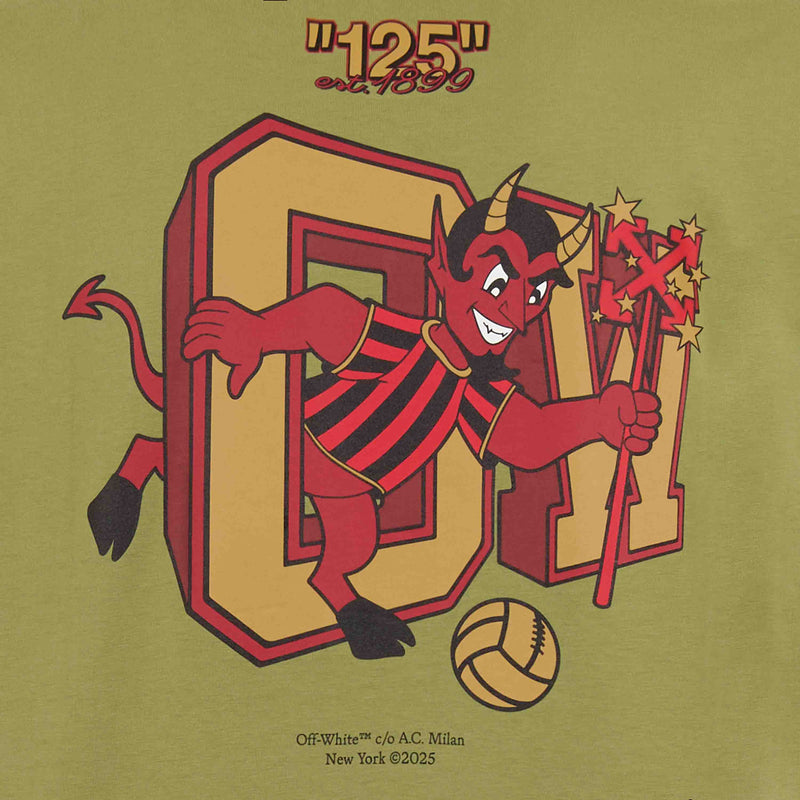 T-SHIRT AC MILAN x OFF-WHITE - I SUPPORT SPORT FOR CHANGE