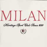 AC MILAN WOMEN'S WHITE T-SHIRT WITH EMBROIDERY
